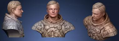 3D model Astronaut Bust (STL)